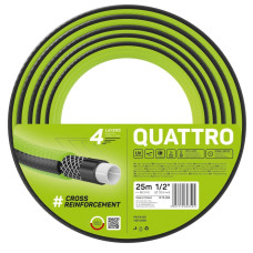 Шланг садовий Cellfast QUATTRO 1/2\' 25м 4 шари до 20бар -10…+50°C