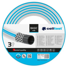 Шланг садовий Cellfast BASIC 3/4\' 20м 3 шари до 25бар -20…+60°C