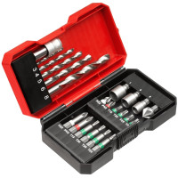 Einhell Drill bit set HSS, 22pcs, case S-Box, KWB