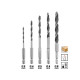 Einhell universal drill set, 2-8 mm, 16 pcs, case