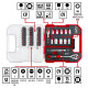 Einhell bit and head set, 1/4\