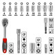 Einhell bit and head set, 1/4\