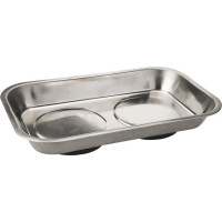 Neo Tools Magnetic tray, rectangular, stainles steel, 245 x 145mm