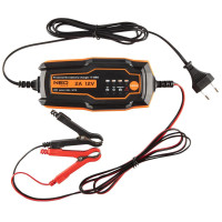Neo Tools Charger, 2A/35W, 4-60Ah, for STD/AGM/GEL batteries