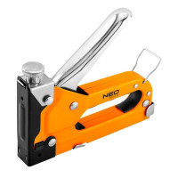 Neo Tools Stapler, 4-14mm, staple type J, staple insertion adjustment