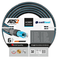 Шланг садовий Cellfast HOBBY ATS 3/4\' 25м 6 шарів до 30бар -20…+60°C