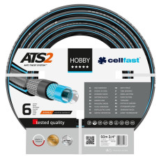 Шланг садовий Cellfast HOBBY ATS 3/4\' 50м 6 шарів до 30бар -20…+60°C