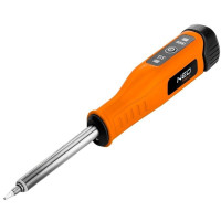 Neo Tools rechargeable soldering iron, 450°C, 4V 2.5A•h, LED backlight