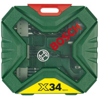 Bosch Set of drills and bits X-Line, 34pcs, case