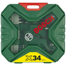 Bosch Set of drills and bits X-Line, 34pcs, case
