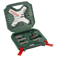 Bosch set of drills and bits Bosch X-LINE-54 with a reversible screwdriver, set of 54pcs