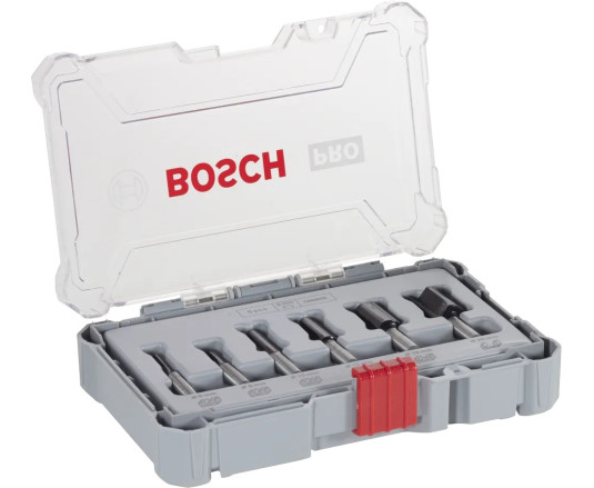 Bosch Professional 8mm Slotting Cutter Set 6pcs