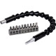 Bosch bits, set of 10 pcs, flexible extension, 300mm SL,PH, PZ,H,T