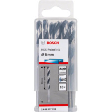 Bosch HSS-PointTeQ drill, 6x57x93mm, 10pcs