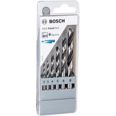 Bosch Set of metal drills HSS-PointTeQ, 6pcs, 2-8mm, case