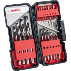 Bosch Metal drill set HSS-PointTeQ ToughBox, 18pcs, 1-10mm, case