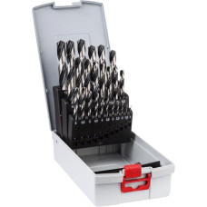 Bosch Metal drill set HSS-PointTeQ, 25pcs, 1-13mm, case