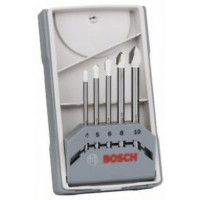 Набор сверл по керамике Bosch CYL-9 Ceramic, 5шт, 4-10мм, кейс