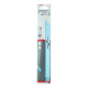 Bosch Saw blade for metal saber saw, S 1122 EF, 18TPI, 5pcs