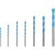 Set of metal drills Bosch Expert MultiConstruction CYL-9, 4/5/6/6/8/10/12 mm, 7 pcs.
