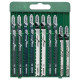 Bosch Saw blade for jigsaw Wood, for wood, set of 10pcs