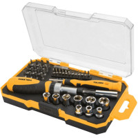 Tolsen bits, set of 42 pieces, bit holder, 1/4\