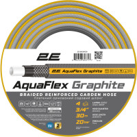 Шланг садовий 2Е AquaFlex Graphite 3/4\