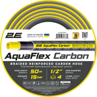 Шланг садовий 2Е AquaFlex Carbon 1/2\