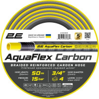 Шланг садовий 2Е AquaFlex Carbon 3/4\