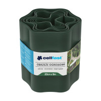 Cellfast lawn tape, border, wavy, 20cmx9m, dark green