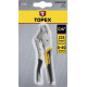 Кліщі затискні TOPEX, 0-40мм, храповий механізм, 225мм, CrV