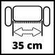 Вал аерації для скарифікатора Einhell GE-SC 36/35 Li 35см