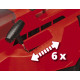 Газонокосарка акумуляторна Einhell PXC GE-CM 36/37 Li 36В(18+18) 37см 45л 25-75мм 14.3кг без АКБ та ЗП