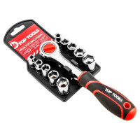 Набір торцевих головок Top Tools, 1/4\