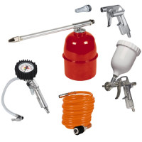 A set of Einhell pneumatic tools, 5 units