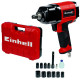 Гайковерт пневматичний Einhell TC-PW 610, 610Нм, 6.3бар, 142л/хв, 2кг