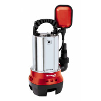 Насос дренажний Einhell GC-DP 6315 N 630Вт, 17000л/год, вис. 8м, глиб. 5м, корпус нерж, 5.5кг