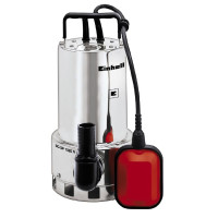 Насос дренажний Einhell GC-DP 1020 N, 1000Вт, 18000л/год, вис. 9 м, глиб. 5м, нержавіюча сталь, 7.2кг