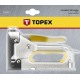 Степлер TOPEX, 6-14мм, тип скоб J, тримач прогумований, регулювання забивання скоби