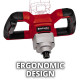 Міксер будівельний акумуляторний Einhell TE-MX 18LI - Solo PXC 18В 0-620об/хв М14 1.9кг без АКБ та ЗП