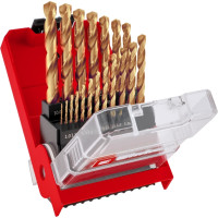Einhell metal drill set, 19 pcs, 1-10 mm, case