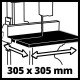 Пила стрічкова Einhell TC-SB 200/1 250Вт 1400об/хв 900м/хв стіл 305x305мм виліт 200мм 15.8кг