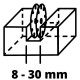 Борозник Einhell TE-MA 1500 диск 125мм 1500Вт паз 8-30мм глибина пазу 5-30мм 8500об/хв 4.8кг