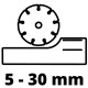 Борозник Einhell TE-MA 1500 диск 125мм 1500Вт паз 8-30мм глибина пазу 5-30мм 8500об/хв 4.8кг