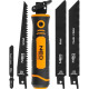 Пила садова Neo Tools тримач, 15см, 24 TPI, 18 TPI, 6 TPI, двокомпонентне руків\'я, 0.182кг