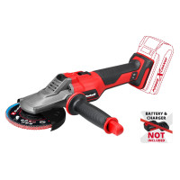 Шлифмашина угловая аккумуляторная Einhell TP-AG 18/125 F Li BL - Solo, PXC, 18В, бесщеточная, 125 мм, 8500 об/мин, плоский редуктор, 1.57кг (без АКБ и ЗУ)