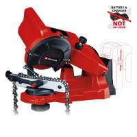 Верстат для заточування ланцюгів акумуляторний Einhell GE-CS 18 Li - Solo 18В PXC 6500об/хв диск 108х23мм 1.68кг без АКБ та ЗП