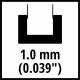 Шина для цепной пилы Einhell 15см, 1.0мм