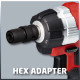 Гайковерт ударний акумуляторний Einhell Professional TP-CW 18LI BL - Solo PXC 18В 215Нм 2900об/хв 1.1кг без АКБ та ЗП