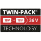 Акумулятор Einhell PXC Plus Twinpack 18В 2х5.2А·год 1.87кг